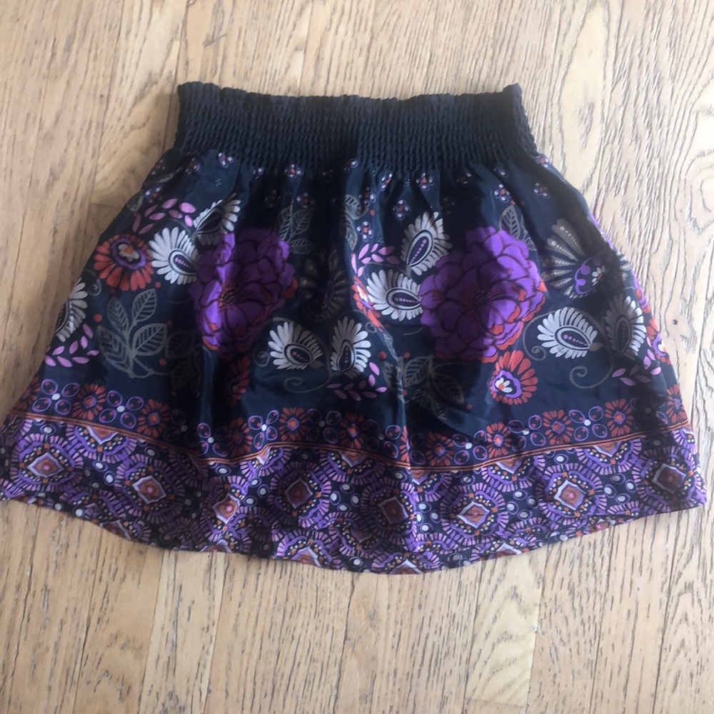 Kimchi Blue mini print skirt Lrg EUC